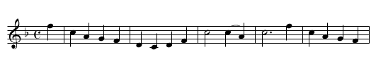 Ancient Air - staff notation
