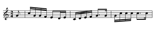 And a begging we will go - staff notation