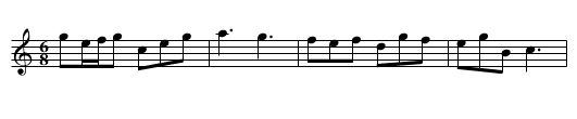 And thou were mine only Dear - staff notation