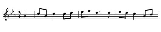 And when we part we'll meet again - staff notation