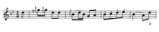 Andante TS.016 - staff notation