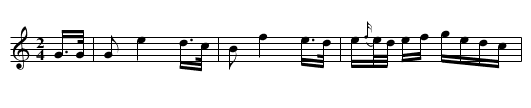Andante - staff notation