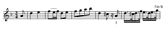 Andantino TS.025 - staff notation