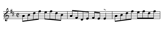 Anderson's - staff notation