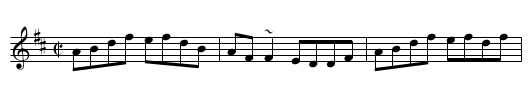 Anderson's - staff notation