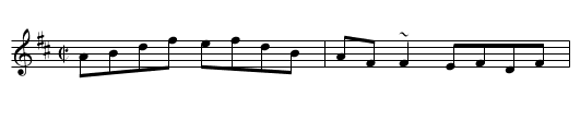 Anderson's - staff notation
