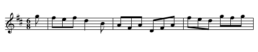 Andr&eacute; &agrave; Toto - staff notation
