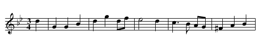 Andre's Waltz - staff notation