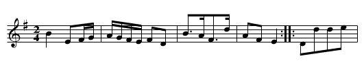 Andrew & his Cutty Gun. HSJJ.177 - staff notation