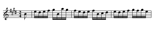 ANDREWS' HORNPIPE - staff notation