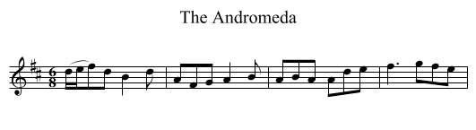 Andromeda, The - staff notation