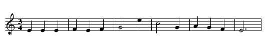 Andulko The Goose Girl - staff notation
