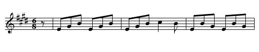 Andy Dejarlis Jig - staff notation