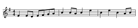 Andy Kerrin's - staff notation