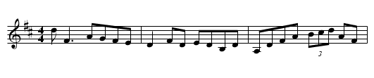 Andy McGann's No. 2 - staff notation