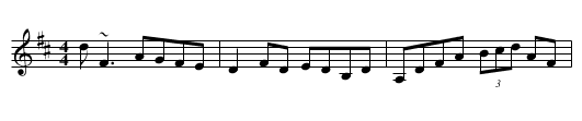 Andy McGann's No2 - staff notation