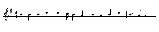 Angels, from the Realms of Glory - staff notation