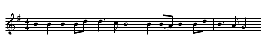 Angels We Have Heard on High - staff notation