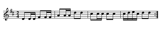 Anglais efter Bertil Ekerot - staff notation