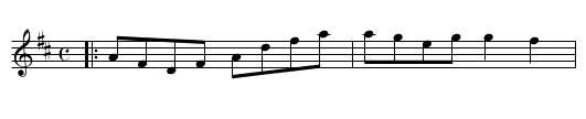 Anglais efter Jöns Persson - staff notation