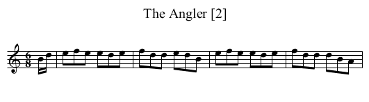 Angler [2], The - staff notation