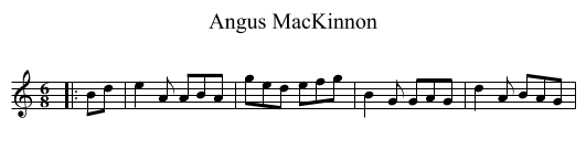 Angus MacKinnon - staff notation