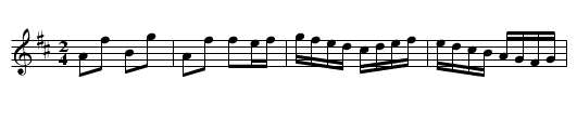 Angus Polka No.1 - staff notation