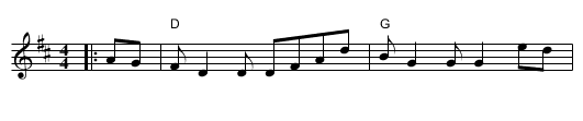 Angus Robichaud's Reel - staff notation