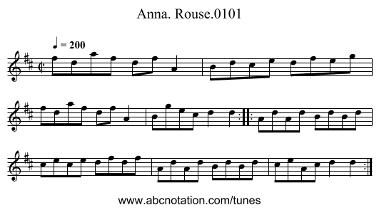 Anna. Rouse.0101 - staff notation