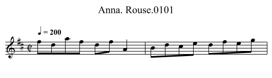 Anna. Rouse.0101 - staff notation