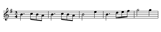 Anna's Waltz - staff notation