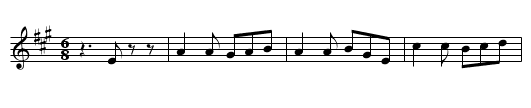 Anne Fraser MacKenzie - staff notation