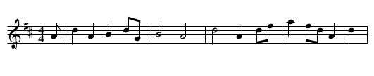 Anne Mackenzie's March - staff notation