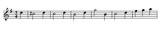 Annenwalzer - staff notation