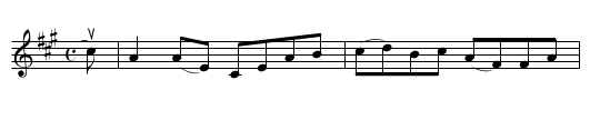 ANNIE IS MY DARLING -- Reel - staff notation