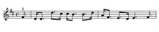 ANNIE LAURIE - staff notation