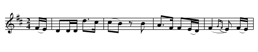 Annie Lawrie - staff notation