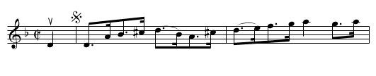 ANNIE'S HORNPIPE - staff notation