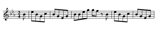 Another Cup and Then - staff notation
