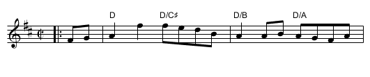 Antigonish Polka - staff notation