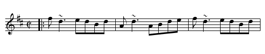 Antrim Rose, The - staff notation