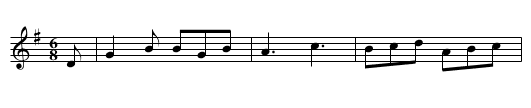 Any Thing. JJo2.129 - staff notation