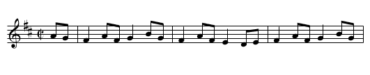 Anything for John Joe - staff notation