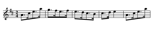 Apeave (Opera?) Hornpipe, The  - staff notation