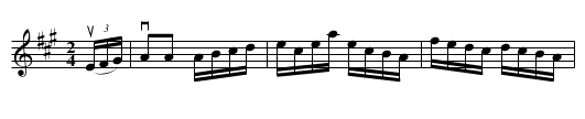 Apollo Club -- Hornpipe - staff notation