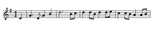 Appelbomarsch - staff notation