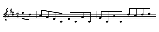 Appelby Election Hornpipe. BF13.028 - staff notation