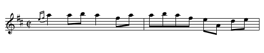 Apple Blossom [2] - staff notation