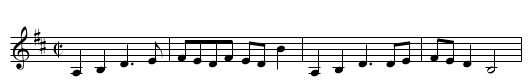 Apple Blossom [3] - staff notation