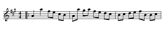 Apple Tree - staff notation